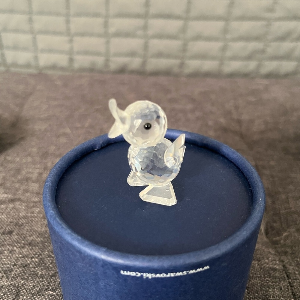 Swarovski Crystal Duck Figurine